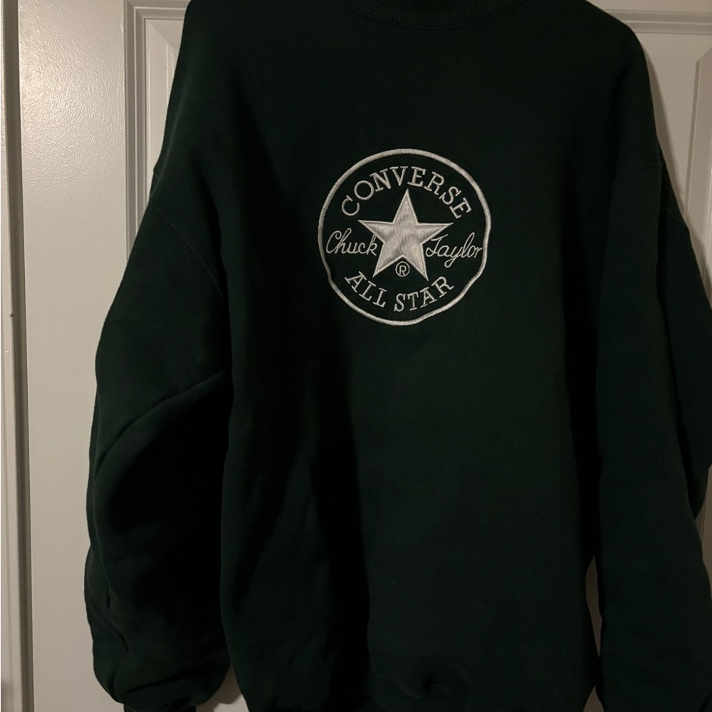 Converse Chuck Taylor All Star Green Sweatshirt